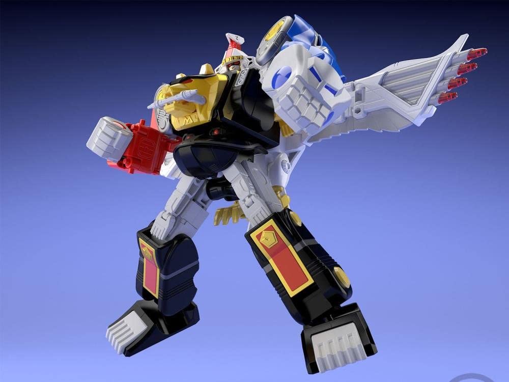 Bandai Ninja Megazord & White Ninja Falconzord Set 'Mighty Morphin Alien Rangers', Bandai Super Mini Pla