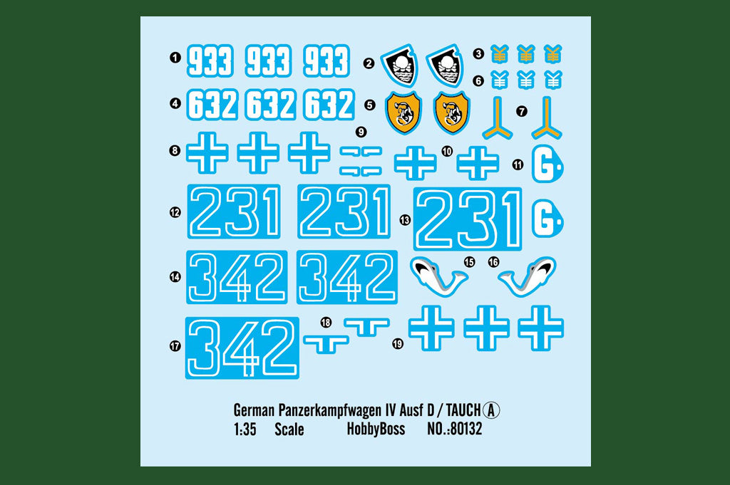 Hobby Boss 1/35 German Panzerkampfwagen IV Ausf D Tauchpanzer