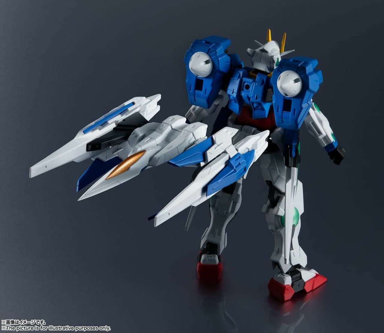 Bandai Spirits GUNDAM UNIVERSE GN-0000 + GNR-010 00 Raiser "Mobile Suit Gundam"