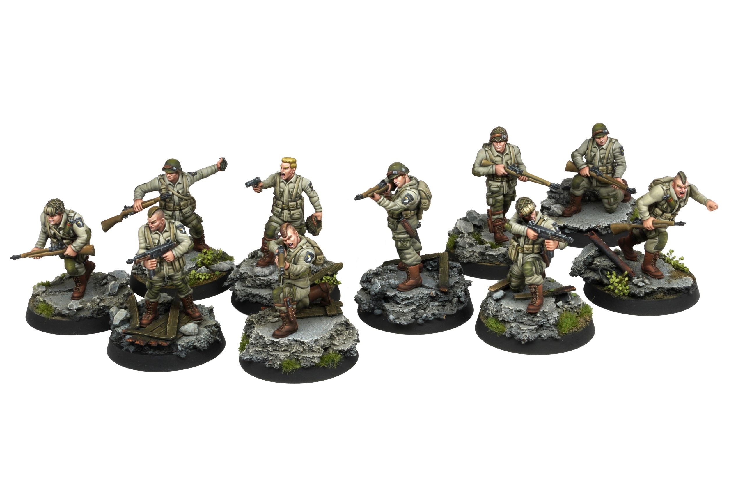 AK Interactive FORTUNATE SONS 101st Airborne Division (10 Miniatures) Figures