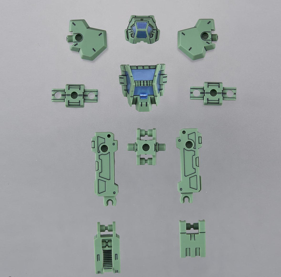 BANDAI Hobby 30MM 1/144 OPTION ARMOR FOR SPECIAL OPERATION [RABIOT EXCLUSIVE / LIGHT GREEN]