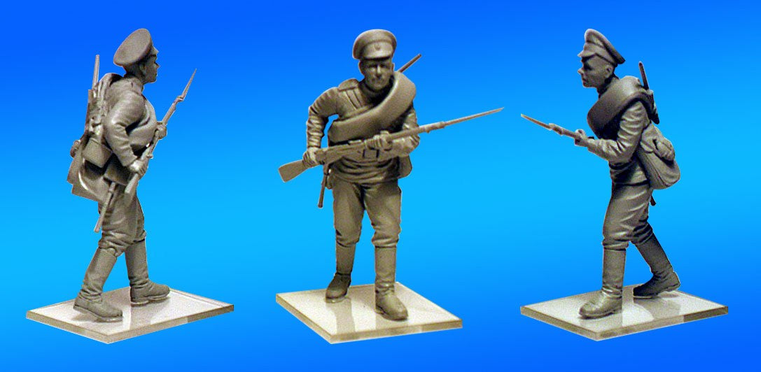 ICM 1/35 WWI Russian Infantry (4 figures)