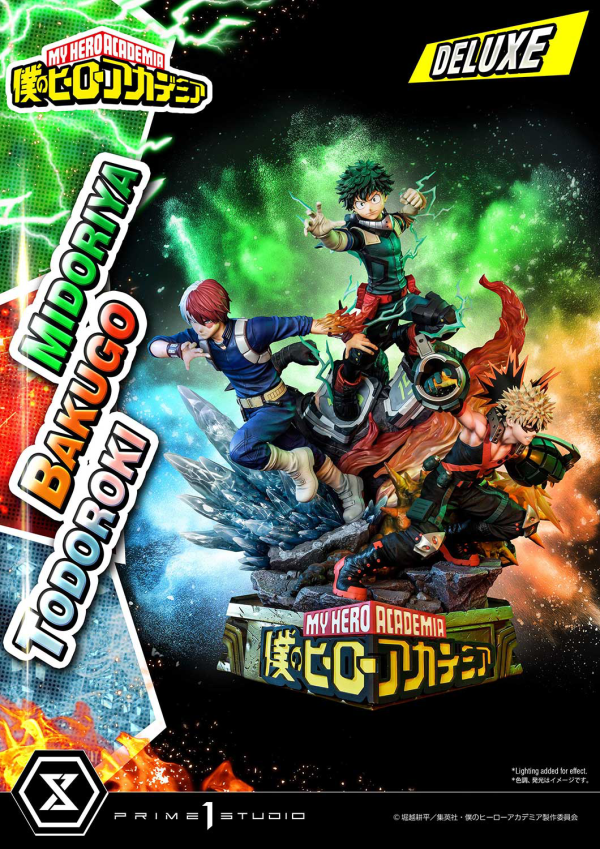 Prime 1 Studio Ultimate Premium Masterline My Hero Academia Midoriya, Bakugo & Todoroki Deluxe Version(4582535945804)(4582535945804)