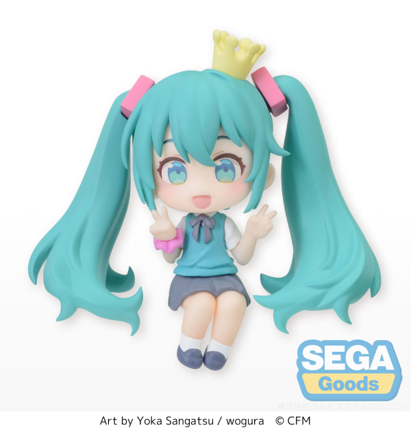 SEGA "Hatsune Miku" Series Perching Mini Figure "Hatsune Miku 16th Anniversary" (EX) (Carton Order Only)