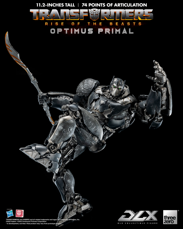 Three Zero Transformers: Rise of the Beasts - DLX Optimus Primal