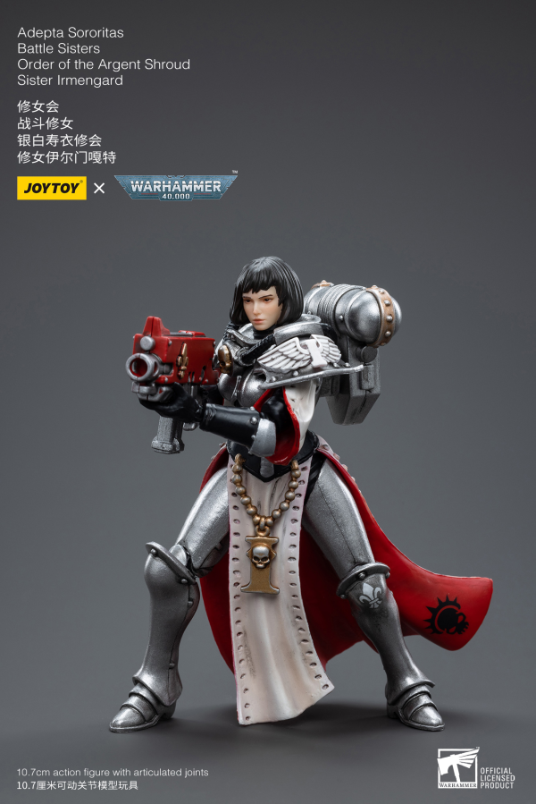 Joy Toy Warhammer 40K-Adepta Sororitas Battle Sisters Order of the Argent Shroud Sister Irmengard