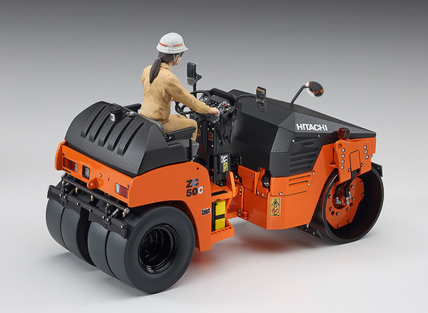 Hasegawa [WM02] 1:35 HITACHI VIBRATORY COMBINED ROLLER ZC50C-5(4967834660021)(4967834660021)