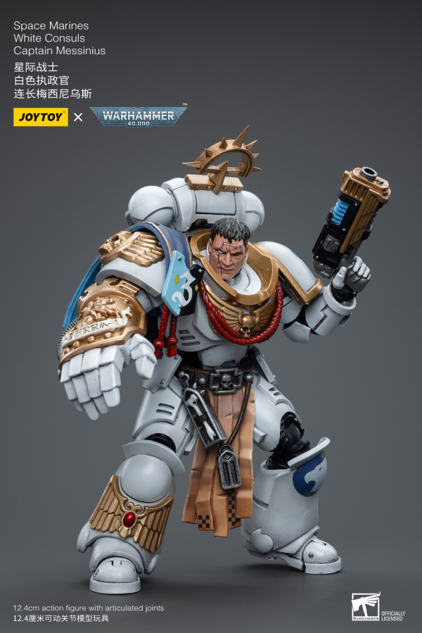 Joy Toy Space Marines White Consuls Captain Messinius