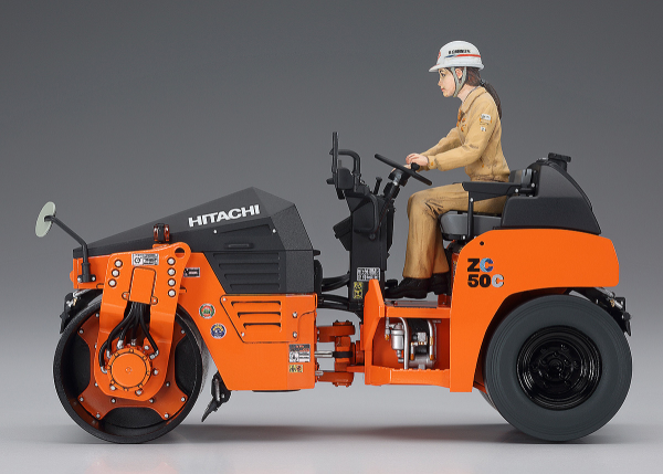 Hasegawa [WM02] 1:35 HITACHI VIBRATORY COMBINED ROLLER ZC50C-5(4967834660021)(4967834660021)