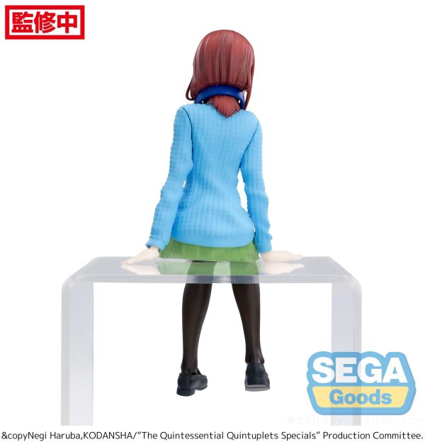 SEGA "The Quintessential Quintuplets Specials" PM Perching Figure "Miku Nakano"