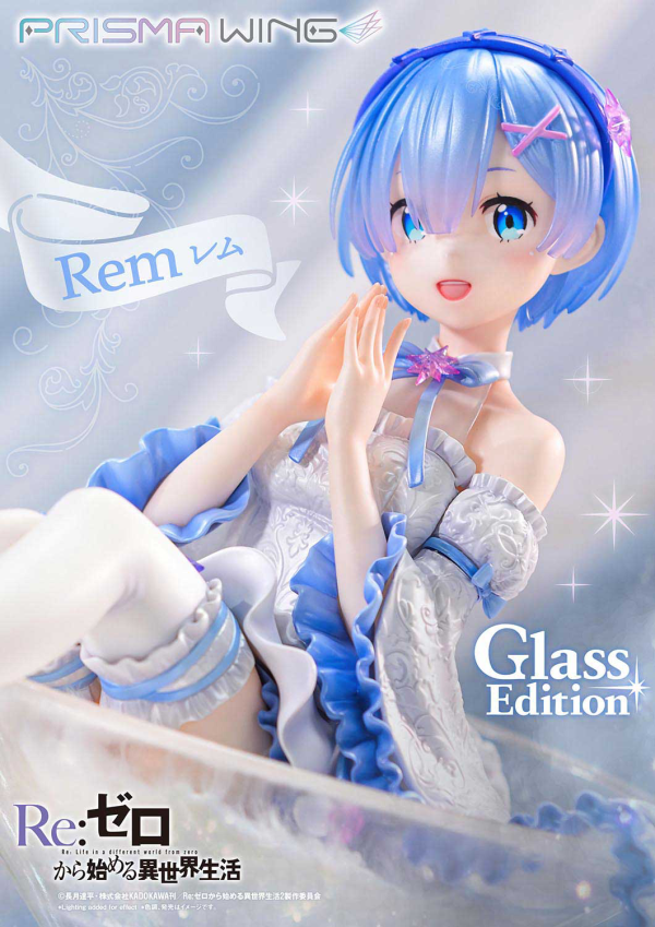 Prime 1 Studio PRISMA WING  Re:ZERO -Starting Life in Another World-  Rem Glass Edition  1/7 Scale Pre-Painted Figure | 4580708049502