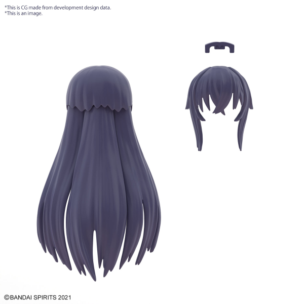 BANDAI Hobby 30MS OPTION HAIR STYLE PARTS Vol.8 ALL 4 TYPES