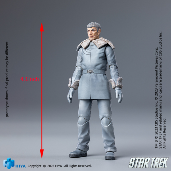 HIYA Toys Exquisite Mini Series 1/18 Scale STAR TREK 2009 Spock Prime Action Figure