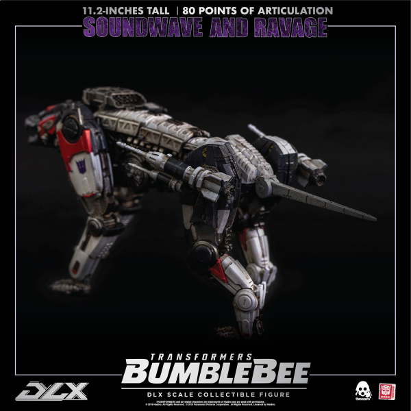 Three Zero Transformers: Bumblebee - DLX Soundwave and Ravage