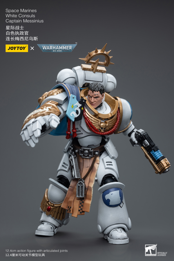 Joy Toy Space Marines White Consuls Captain Messinius