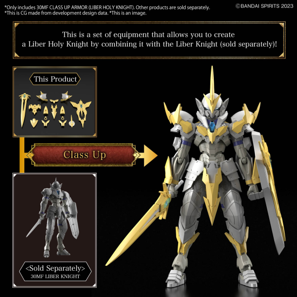 BANDAI Hobby 30MF CLASS UP ARMOR (LIBER HOLY KNIGHT)