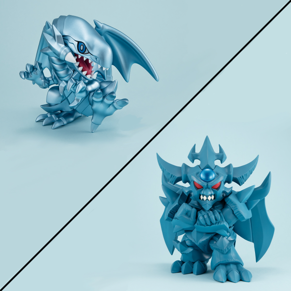 MegaHouse MEGATOON Yu-Gi-Oh Blue Eyes White Dragon＆Obelisk the Tormentor set 【with gift】