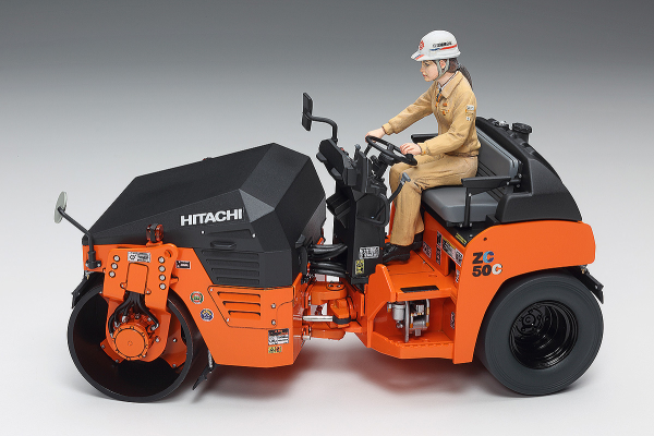 Hasegawa [WM02] 1:35 HITACHI VIBRATORY COMBINED ROLLER ZC50C-5(4967834660021)(4967834660021)