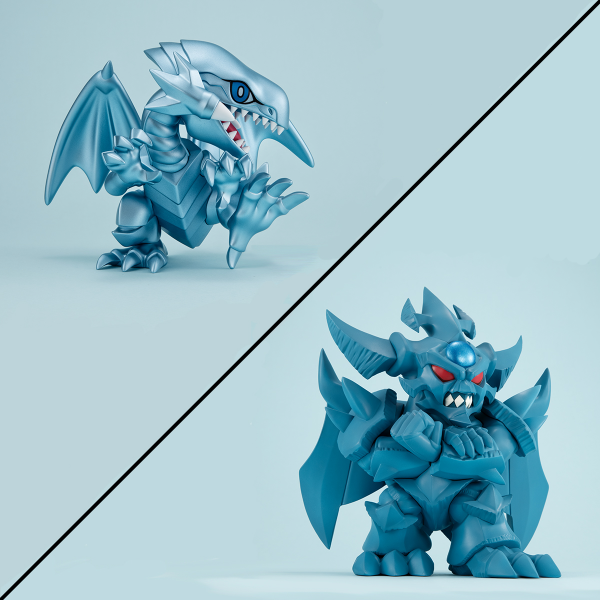 MegaHouse MEGATOON Yu-Gi-Oh Blue Eyes White Dragon＆Obelisk the Tormentor set 【with gift】