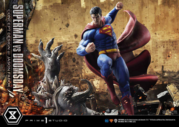 Prime 1 Studio Ultimate Museum Masterline Superman (Comics) Superman VS Doomsday (Concept By Jason Fabok) Deluxe Version(4580708034164)(4580708034164)