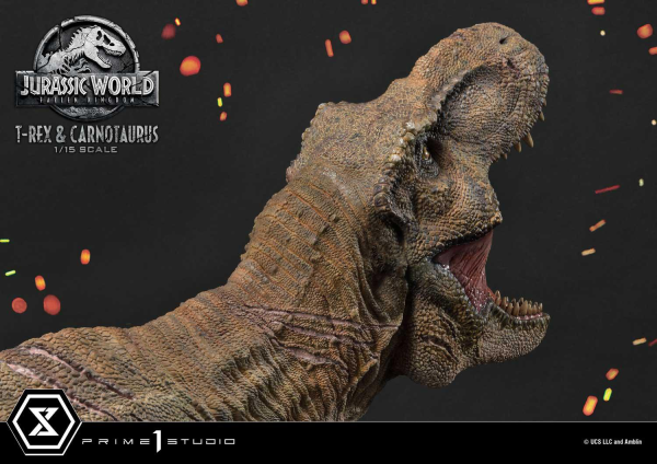 Prime 1 Studio Legacy Museum Collection Jurassic World: Fallen Kingdom (Film) Tyrannosaurus-Rex & Carnotaurus 1/15 scale Deluxe Version | 4580708034874