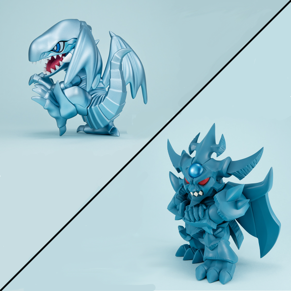 MegaHouse MEGATOON Yu-Gi-Oh Blue Eyes White Dragon＆Obelisk the Tormentor set 【with gift】