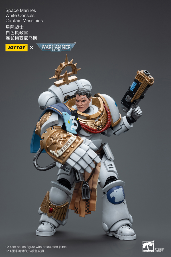 Joy Toy Space Marines White Consuls Captain Messinius