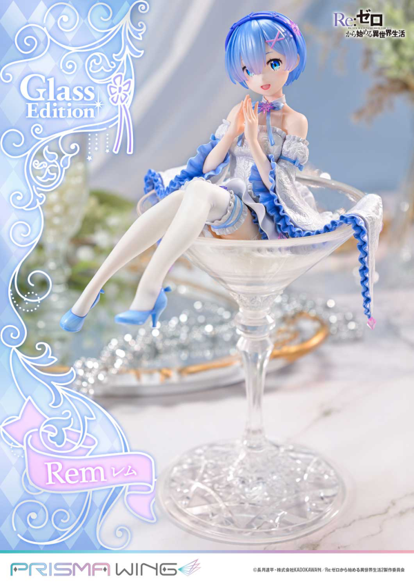 Prime 1 Studio PRISMA WING  Re:ZERO -Starting Life in Another World-  Rem Glass Edition  1/7 Scale Pre-Painted Figure | 4580708049502