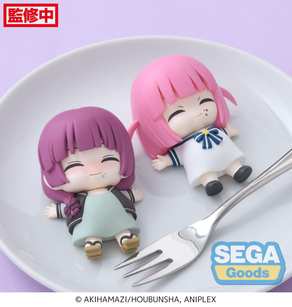 SEGA Full and Happy Mascot Anime "BOCCHI THE ROCK" Mini Figure Vol.4 (EX) [Pack of 2: 1 Kikuri, 1 Futari]