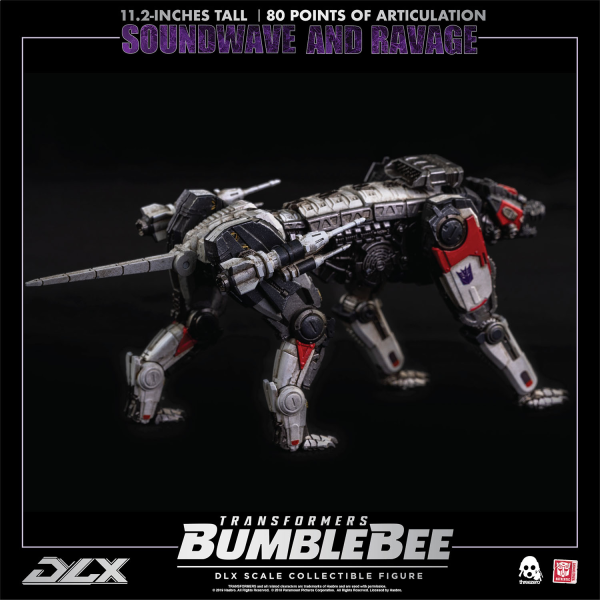 Three Zero Transformers: Bumblebee - DLX Soundwave and Ravage