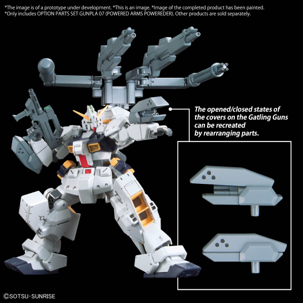 BANDAI Hobby OPTION PARTS SET GUNPLA 07 (POWERED ARMS POWEREDER)