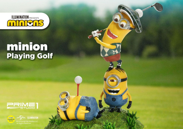 Prime 1 Studio Prime Collectible Figures Minions Playing Golf | 4582535941547