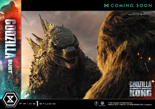 Prime 1 Studio Life Size Bust Godzilla vs Kong (Film) Godzilla Bonus Version | 4580708030975