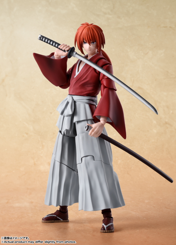 BANDAI Tamashii Kenshin Himura "Rurouni Kenshin: Meiji Swordsman Romantic Story", TAMASHII NATIONS S.H.Figuarts