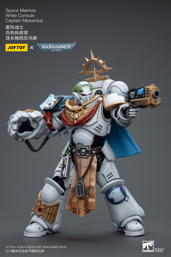 Joy Toy Space Marines White Consuls Captain Messinius