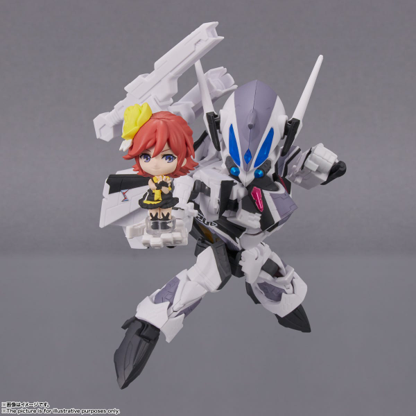 BANDAI Spirits VF-31F Siegfried (Messer Ihlefeld use) with Kaname Buccaneer(4573102641533)(4573102641533)