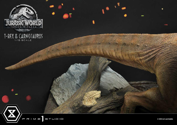 Prime 1 Studio Legacy Museum Collection Jurassic World: Fallen Kingdom (Film) Tyrannosaurus-Rex & Carnotaurus 1/15 scale Deluxe Version | 4580708034874