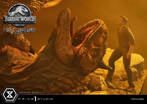 Prime 1 Studio Legacy Museum Collection Jurassic World: Fallen Kingdom (Film) Tyrannosaurus-Rex & Carnotaurus 1/15 scale Deluxe Version | 4580708034874