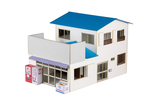 PMOA 1/80 Scale Paper kit Town Corner Accessory Series Store 「General Store」 | 4582362387969