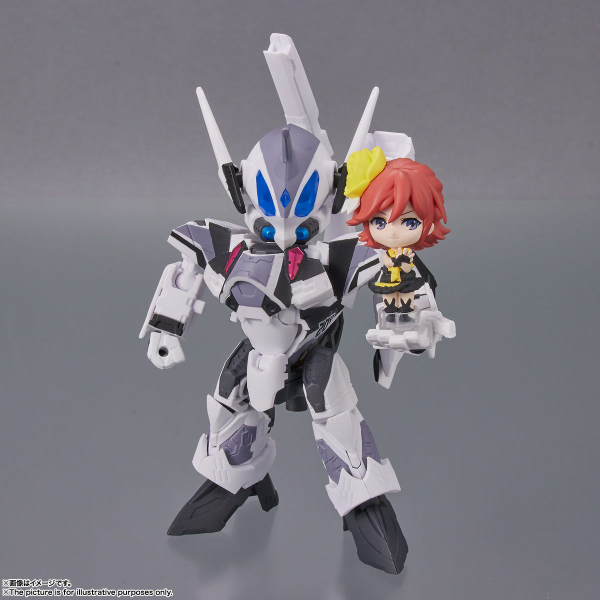 BANDAI Spirits VF-31F Siegfried (Messer Ihlefeld use) with Kaname Buccaneer(4573102641533)(4573102641533)