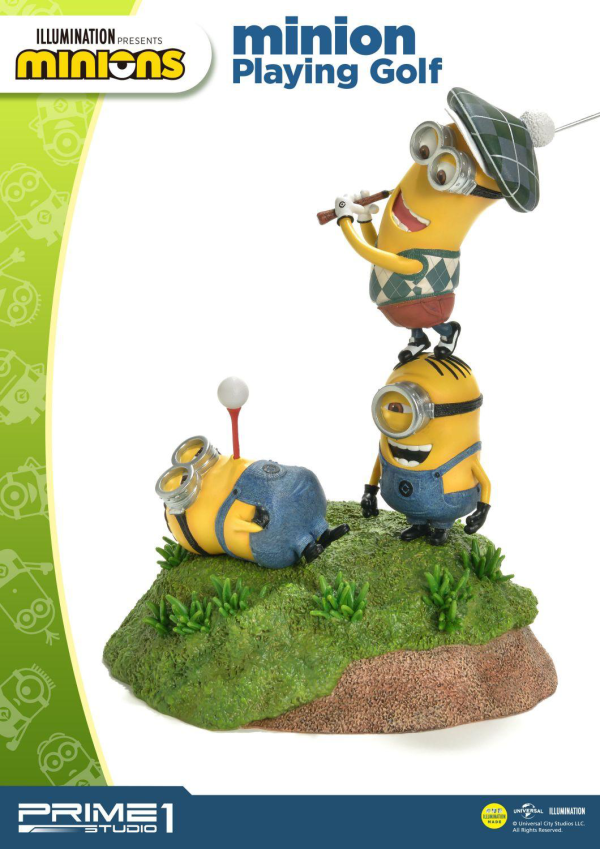 Prime 1 Studio Prime Collectible Figures Minions Playing Golf | 4582535941547