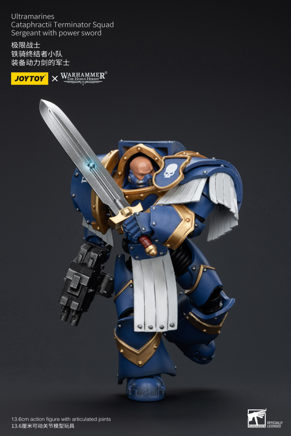 Joy Toy Ultramarines Cataphractii Terminator Squad Sergeant with Power Sword(6973130376953)(6973130376953)