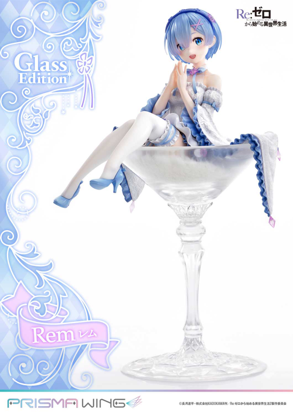 Prime 1 Studio PRISMA WING  Re:ZERO -Starting Life in Another World-  Rem Glass Edition  1/7 Scale Pre-Painted Figure | 4580708049502