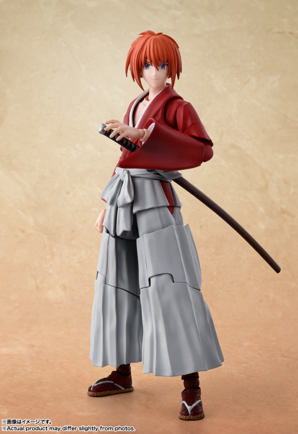 BANDAI Tamashii Kenshin Himura "Rurouni Kenshin: Meiji Swordsman Romantic Story", TAMASHII NATIONS S.H.Figuarts