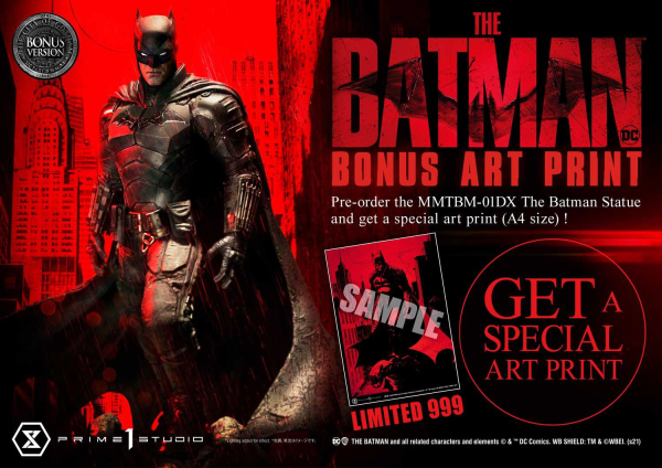 Prime 1 Studio Museum Masterline The Batman (Film) The Batman Special Art Edition DX Bonus Version | 4580708038216