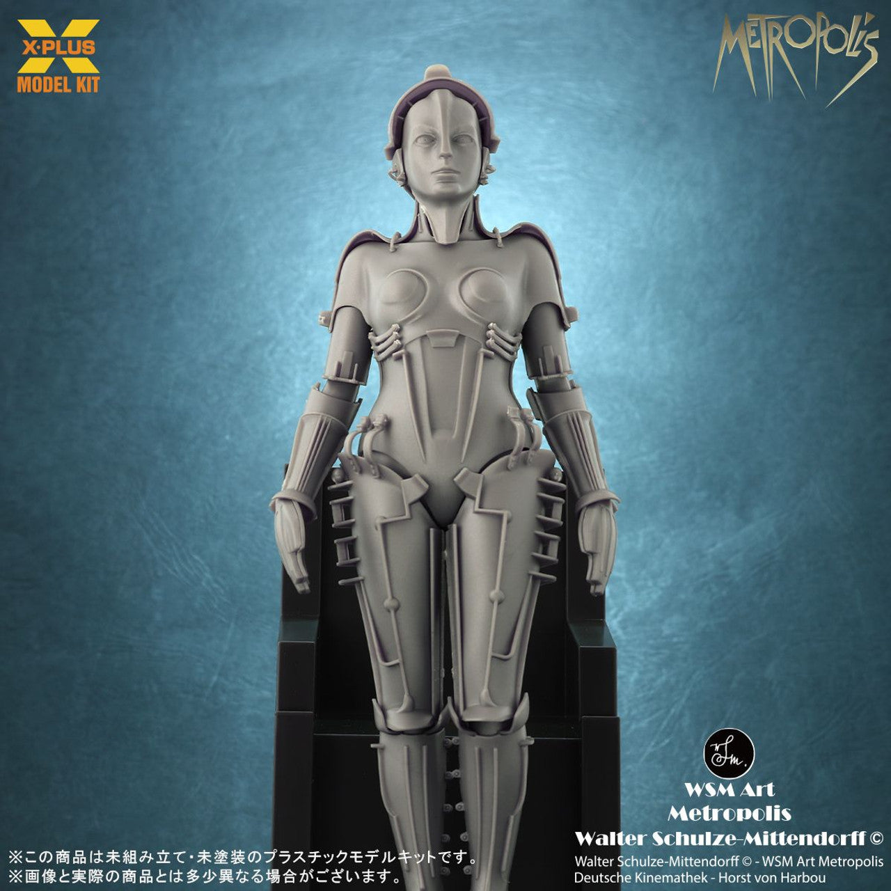 X-PLUS [411-200138T] Metropolis Maschinenmensch Silver Screen Edition