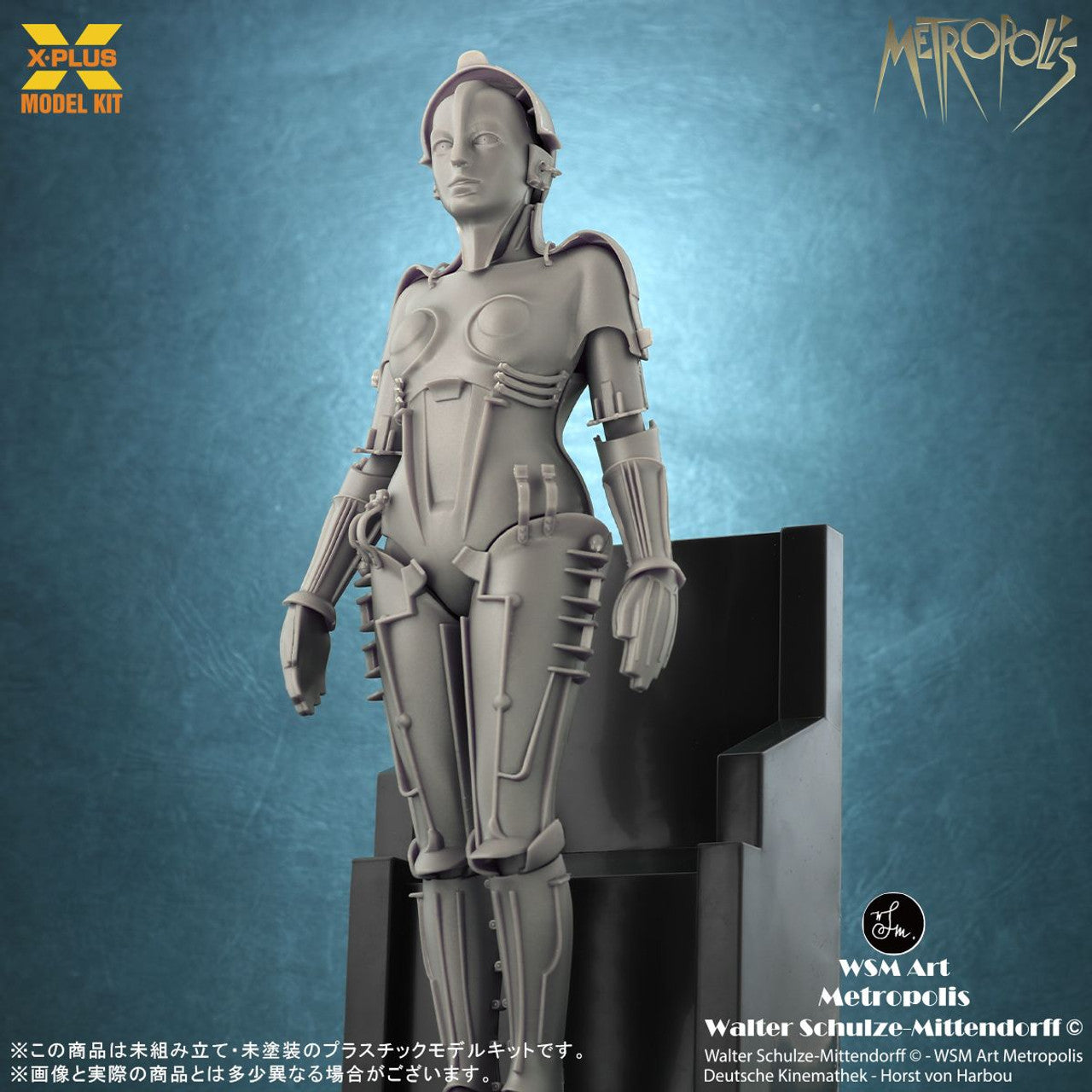 X-PLUS [411-200138T] Metropolis Maschinenmensch Silver Screen Edition