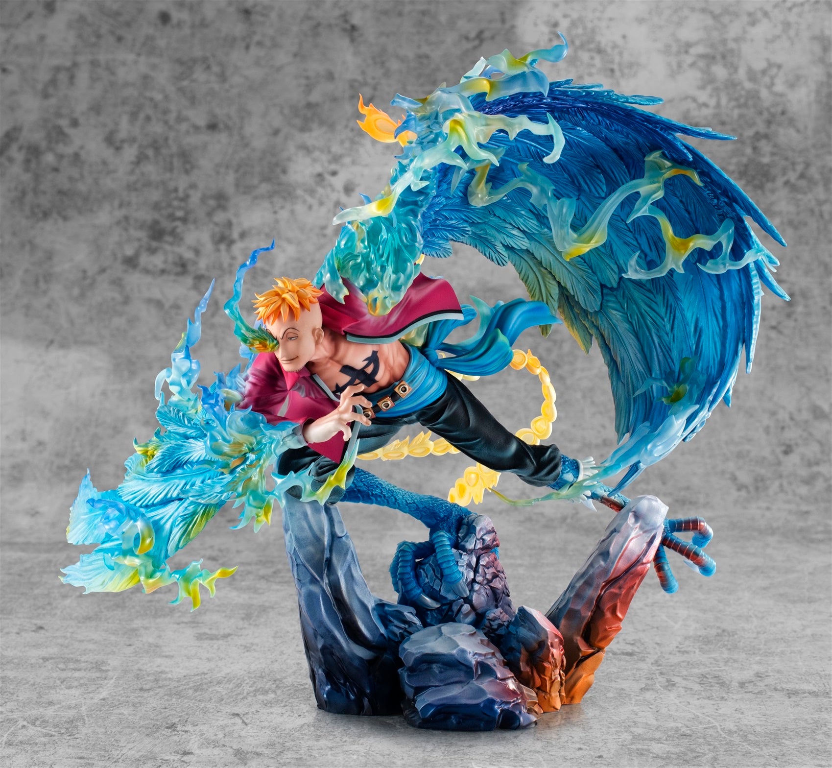 MegaHouse Portrait.Of.Pirates ONE PIECE  “MAS-MAXIMUM” Leader of 1st group of Whitebeard Pirates  Marco the Phoenix(4535123	716508)