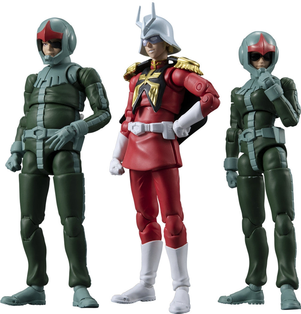 Megahouse G.M.G Principality of Zeon Army Solider 04-06 (Normal Suit Solider & Char Aznable) 'Gundam'