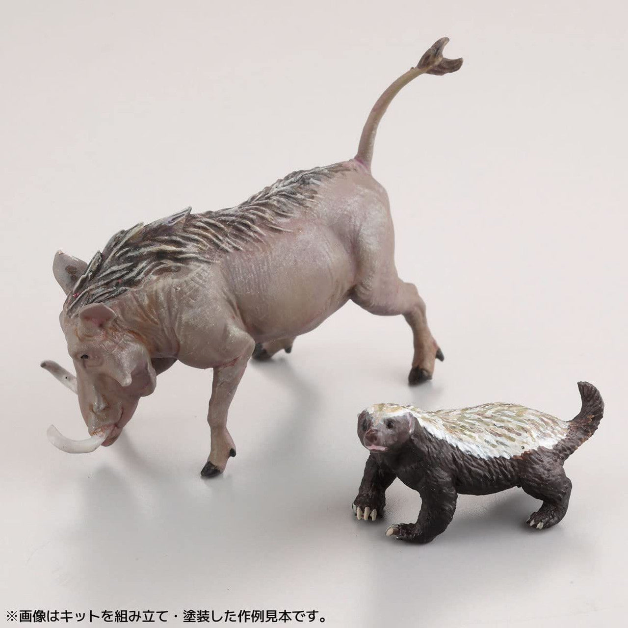 Kaiyodo [KAIYODO] [UNPAINTED] ARTPLA keeper and lion set BOX version